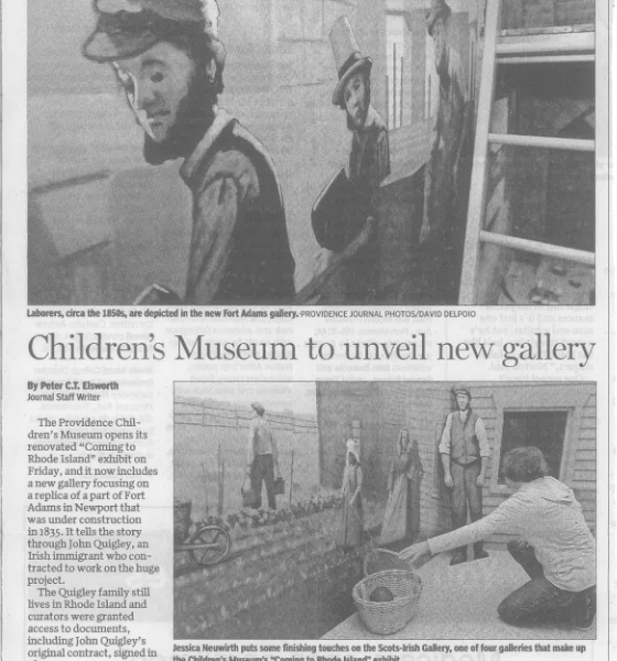 Providence Journal – “Children’s Museum to Unveil New Gallery”