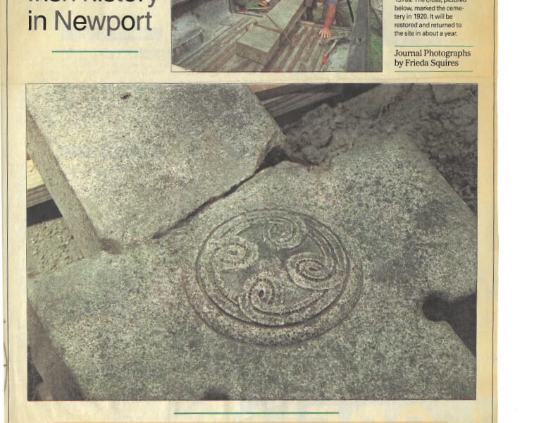 Providence Journal – “Preserving Irish History in Newport”
