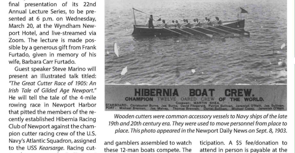 Newport This Week: “The Great Cutter Race of 1905″