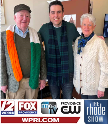 WPRI CBS Channel 12 Providence, R.I.: Host of “The Rhode Show” pays a pre-St. Patrick’s Day visit to the Museum of Newport Irish History Interpretive Center